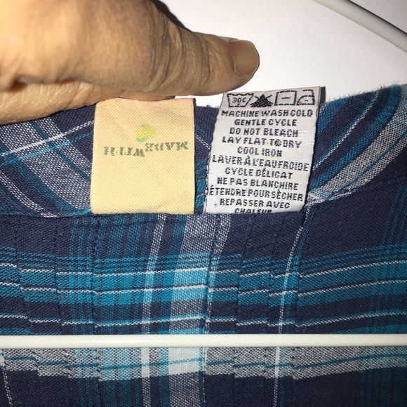 Vintage Billabong Y2K Women’s 100% Cotton top Size S. Made in India. Blue. - Picture 4 of 9